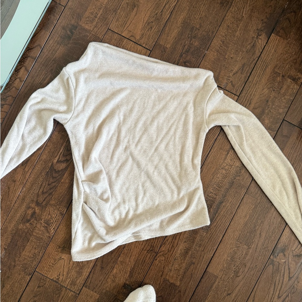 Zara Cream Knit Top